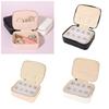 Wear Resistant PU Jewelry Container Travel Friendly Box for Organizing Small Accessories Stylish Jewellery Container
