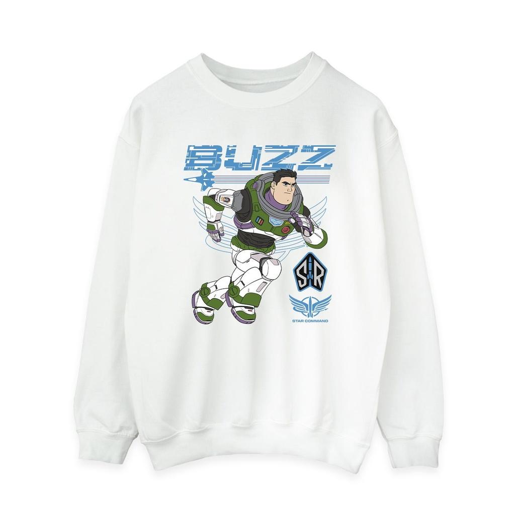 Disney Womens/Ladies Lightyear Buzz Run To Action Sweatshirt