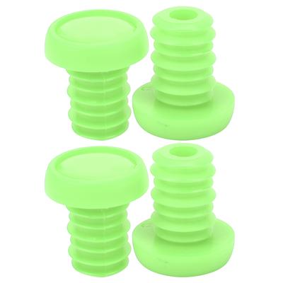 ZTTO Bike Handlebar Grips Bar Ends Screw Plugs Polyester Rubber Bicycle Cycling AccessoryGreen