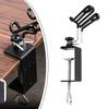Airbrush Holder Stand Clamp Airbrush Bracket Tool Tabletop Bench Station Swivel Bracket Fixed Table Clamp Type Bracket Holder
