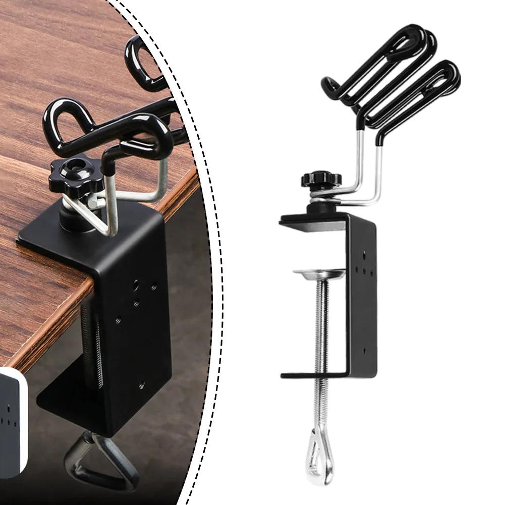 Airbrush Holder Stand Clamp Airbrush Bracket Tool Tabletop Bench Station Swivel Bracket Fixed Table Clamp Type Bracket Holder