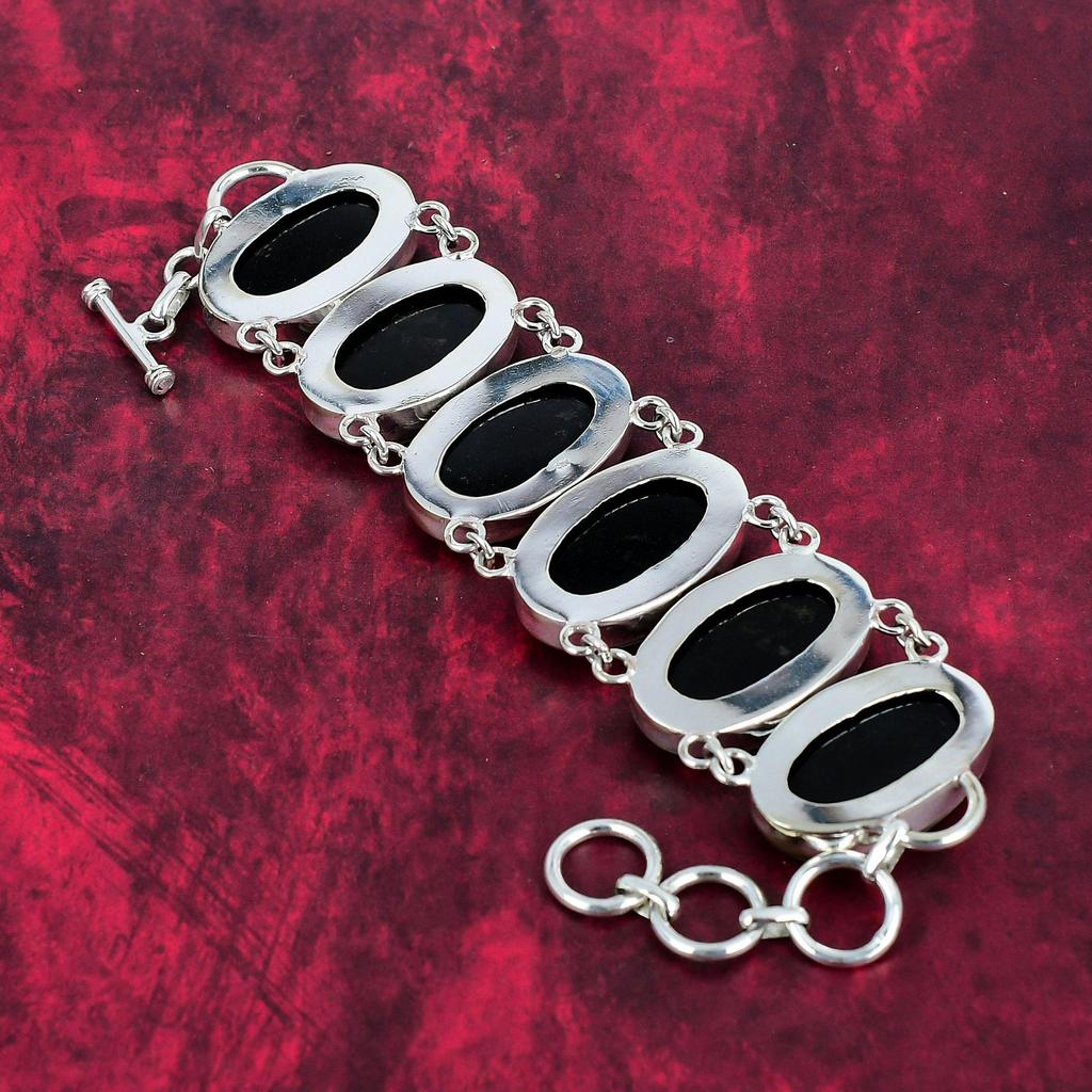 Orange Australischer Triplet-Opal Handgefertigter Schmuck, 925 Massiv Sterlingsilber, Bezaubernder Edelstein Armband Schmuck, Zierlicher Schmuck Geschenk für Ehefrau