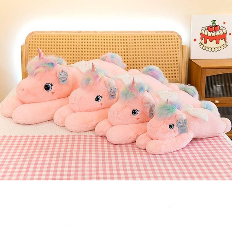 Stuffed Unicorn Plush Animal With Pp Cotton Filling For Kids Girls Decor Bedroom