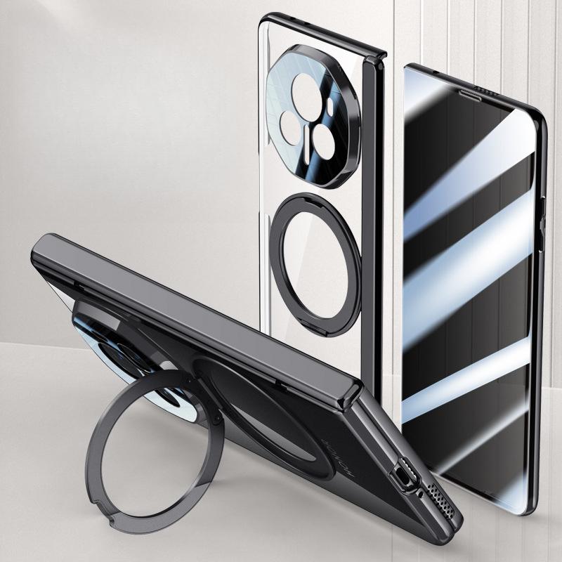 Suitable for Honor Magic V3 Mobile Phone Case Film Integrated Anti-fall Rotating Bracket Full-inclusive Hinge Spring Creative Shell