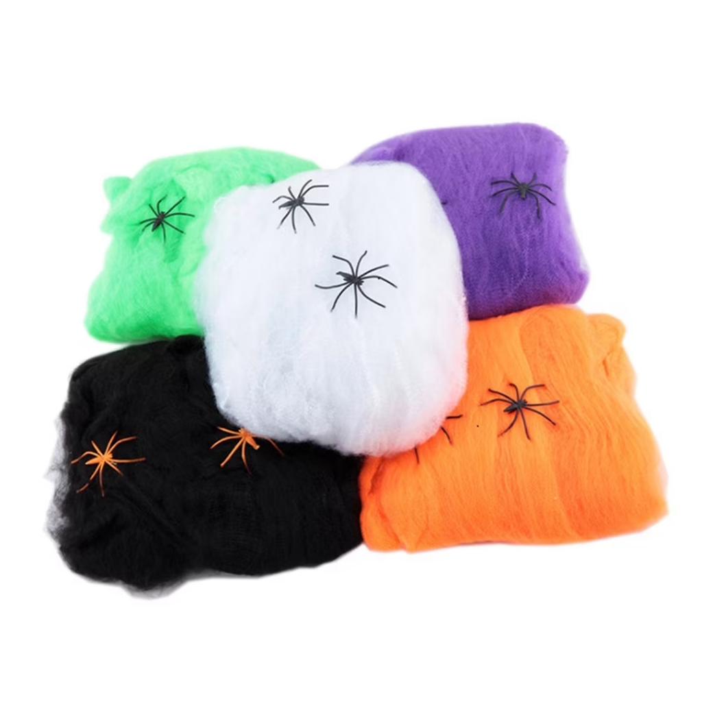 Halloween Cotton Home Decor Items Scene Decoration Props Silk Colorful  Silk