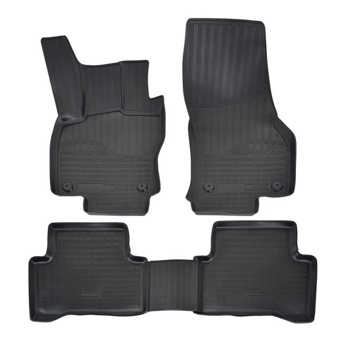 NORM Liners | Tapis De Sol En Caoutchouc TPE Toutes Saisones Pour Volkswagen Touran 2 Depuis 2015