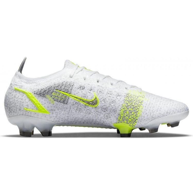 Nike Mercurial Vapor 14 Elite FG White Volt Men Sneakers Metallic-Silver Black CQ7635-107