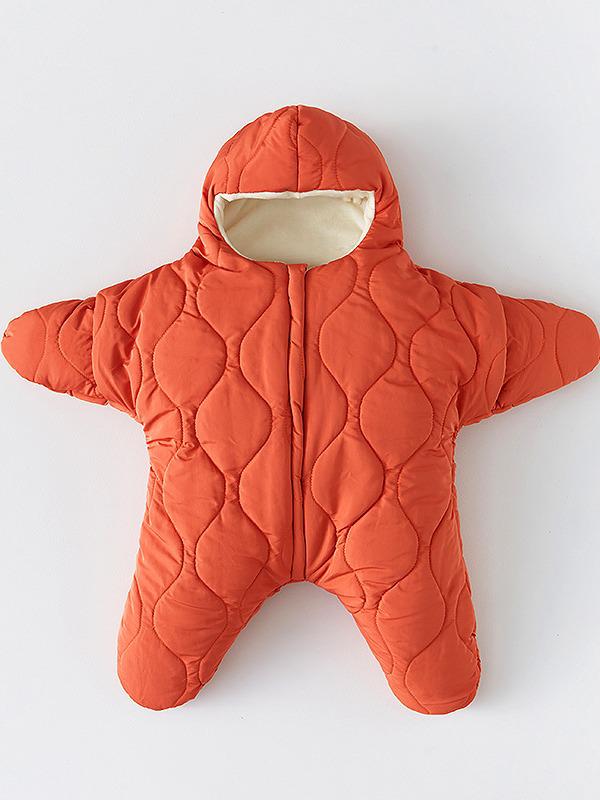 Saco de Dormir para Bebê Anti-Chute com Veludo: Cobertor Enfaixador para Todas as Estações para Recém-Nascidos