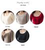 Wool Knitted Retro Bodycon Dress Skirt with Long Sleeves