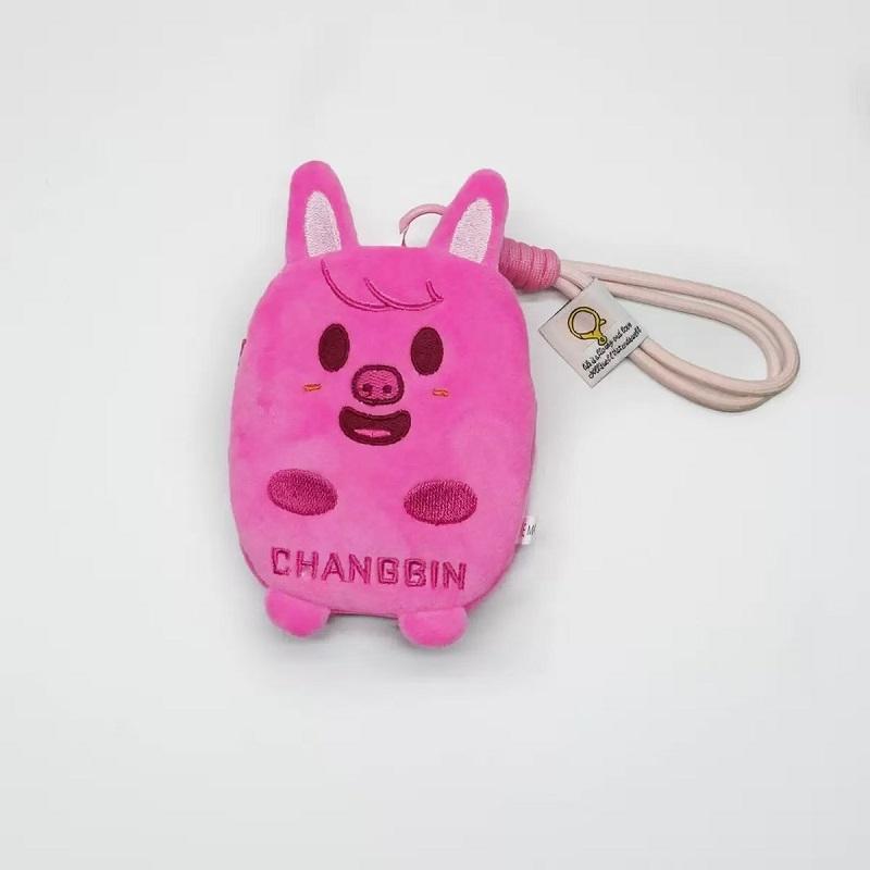 Latest Cartoon Plush Pencil Bag Makeup Bag Portable Cute Wallet Coin Bag Cartoon Bear Star Essential Gift