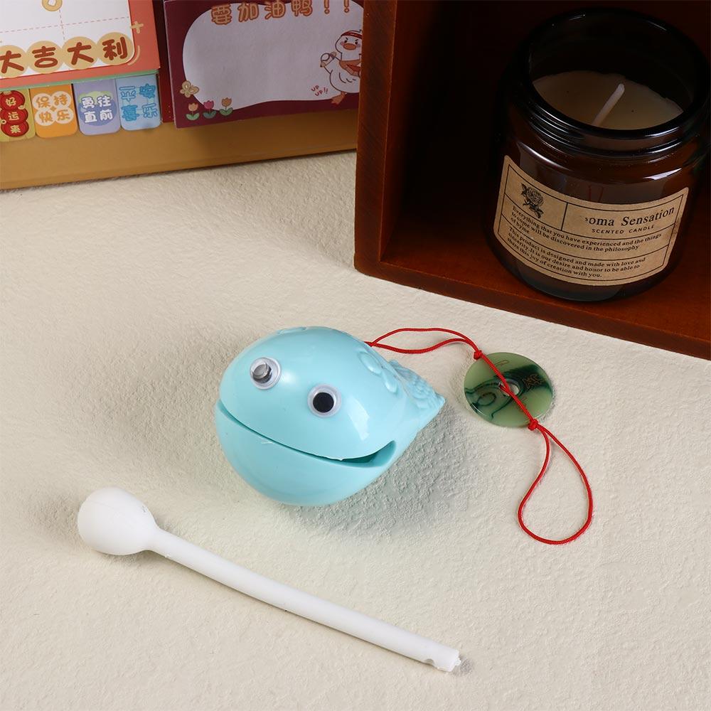 Animal Shape Small Wooden Fish Percussion Percussion Instrument Wooden Carving Ornaments Preschool