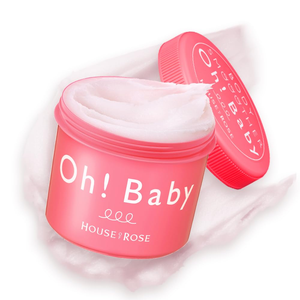 House of Rose Body Smoother N 570g (Unscented) Body Scrub Oh!Baby Hot Spring Water Ingredients Exfoliating Care Large Capacity