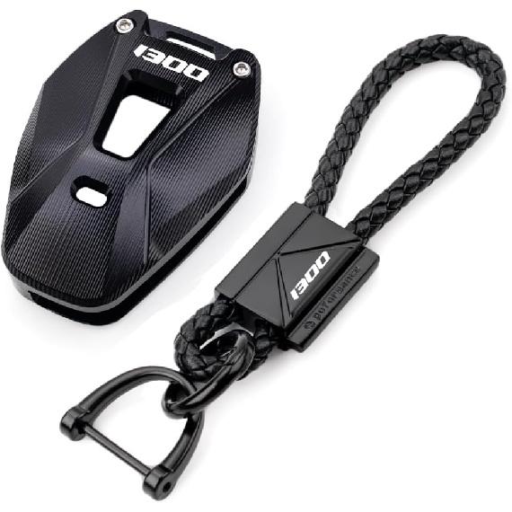 

Compatible with 2025 R1300GS Adventure R 1300 GS 1300 R1300 GS RT GSA 2026 R1300RT R1300RS CNC Motorcycle Key Case Cover Keyring (Black) чёрный