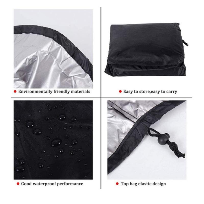 Garden Sunproof Hanging Eggs Chair Cover 115x190CM Waterproof and Weather Resistant for Patios Swing Chair Protecting