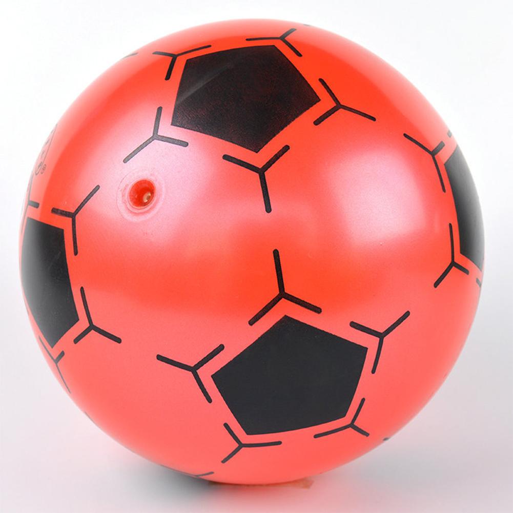 9 Inch Children Inflatable PVC Soccer Ball Toy Football Shape Bouncing Ball Gift for Kids Random Color