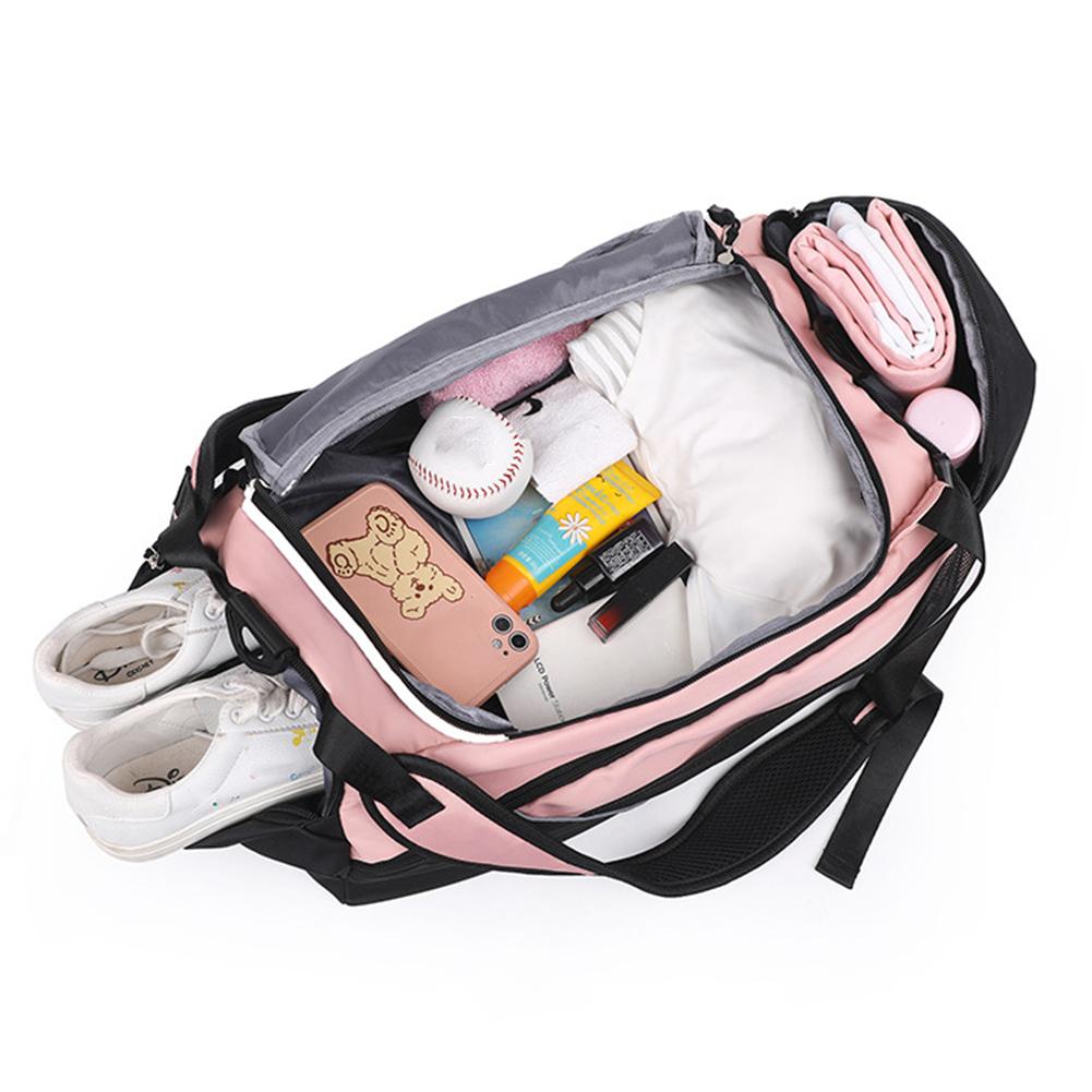 Bolsa Fitness Oxford Separação Seco Molhado Bolsas de Ginástica Grande Capacidade Impermeável Mochila Esportiva Multifuncional para Viagem Natação