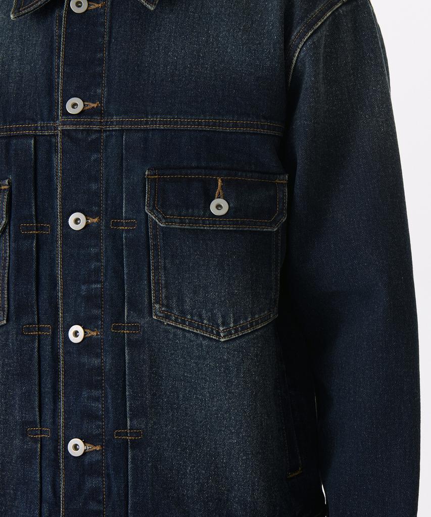Musinsa Standard Relaxed Denim Trucker Jacket 2 [Dark Blue]
