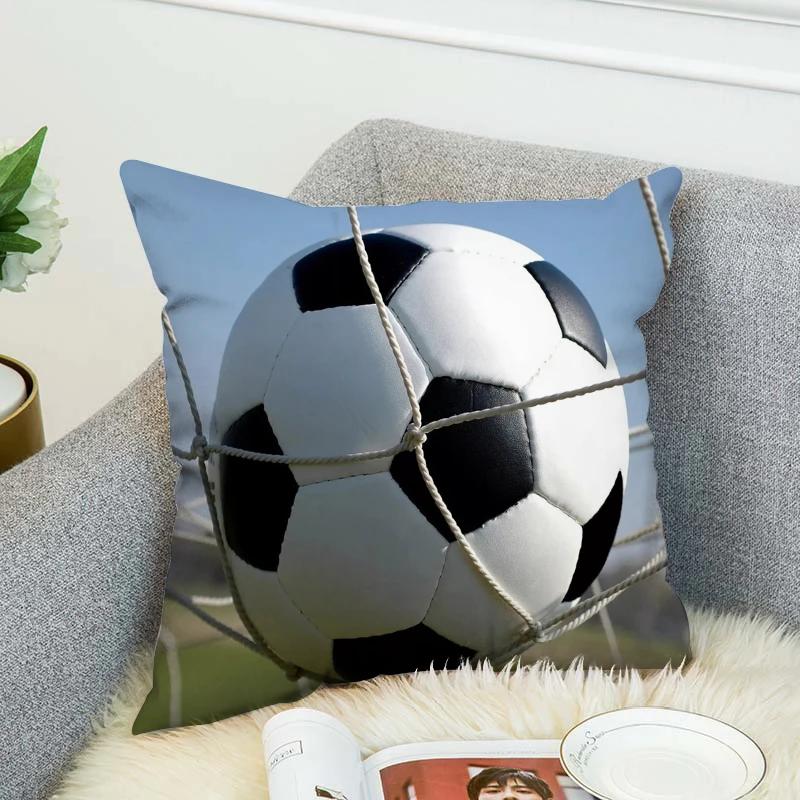 Pillow Decorative Pillowcase Home Basketball Soccer Car Sofa Cushion Cover