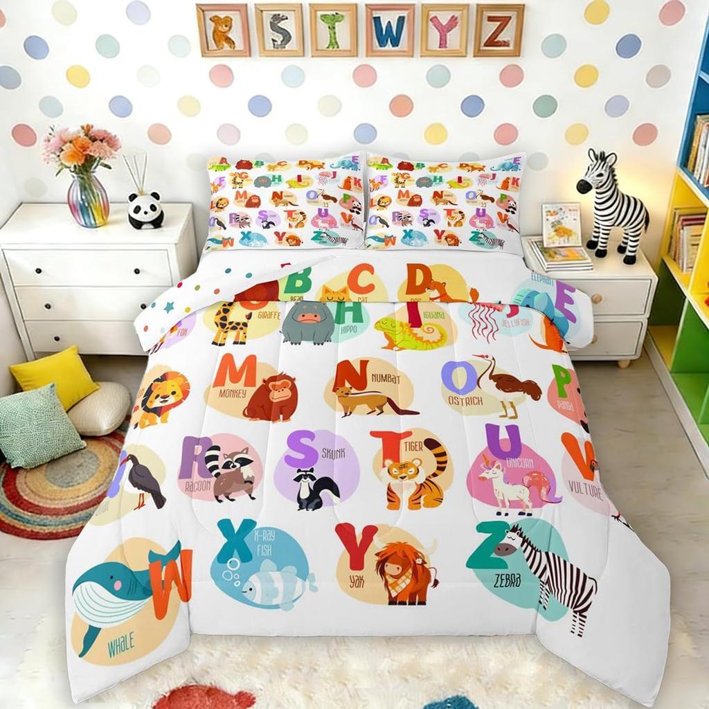 Butterfly Dream Catcher Comforter Set for Kids Teens Girls, Mandala Feather Bedding Down Comforter Twin Size, Bohemian Duvet Insert, Galaxy