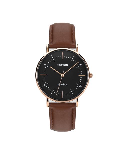 [TORSO] TORSO The Classic Quartz Watch Leather Men s Watch T41L-M-RBBR FREE