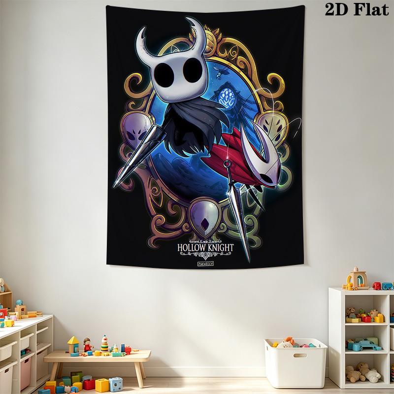 Hollow Knight Dark Fantasy Adventure Bedding 1 Duvet Cover 2 Pillowcase Without Core Christmas Birthday Gift Bedding Set