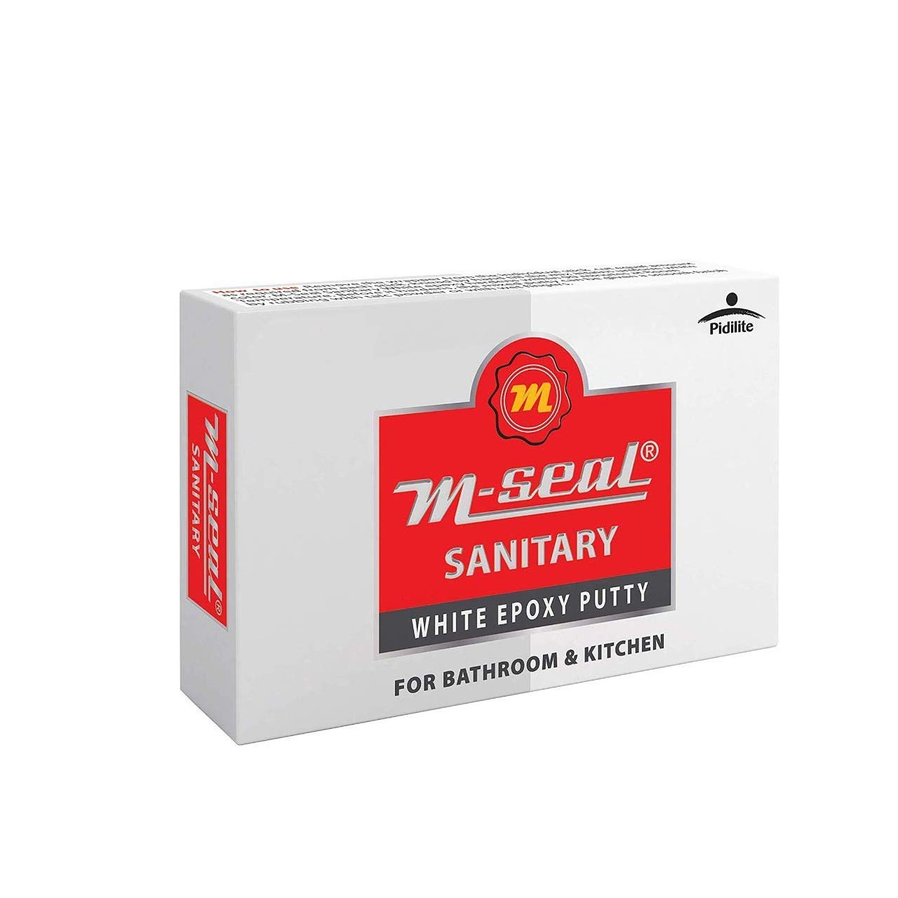 

PIDILITE M-SEAL SANITARY WHITE PUTTY PACK OF 5 x 200g MULTI PURPOSE PLUMBING SEALANT FOR LEAK REPAIR AUTO DIY HOME USE & FIXES