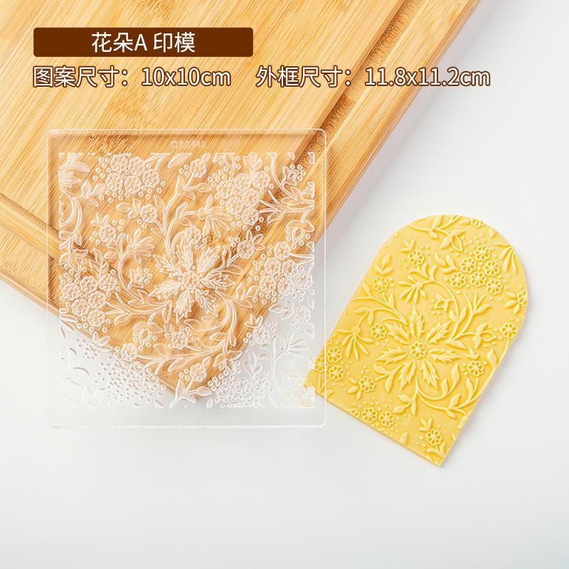 Bitki Çiçek Çerez Embosser Kalıp Bahar Paskalya Parti Fondan Bisküvi Kalıp Kek Dekorasyon Araçları Akrilik Buzlanma kurabiye kalıbı