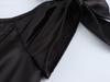 2024 Winter Women's Off-Shoulder Satin Dress with Bow - European and American Style
