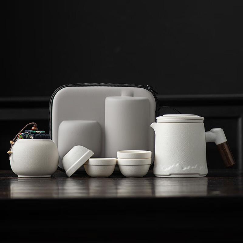 

Nordic Ceramic Travel Tea Set