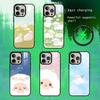 Cartoon Lovely Sheep Phone Case For iPhone17,16,15,14,13 Plus,Pro Max Magnetic For Magsafe Wireless Charging