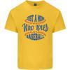 Just a Mom Who Loves Baseball Unisexs Light Cotton TShirt