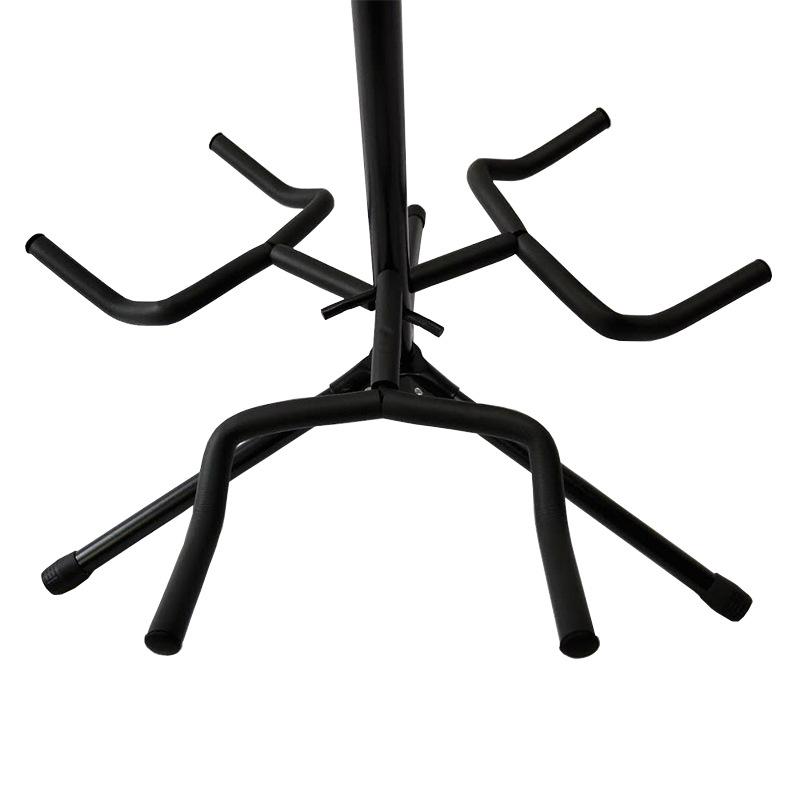Adjustable Three-Tier Guitar Stand for Three Guitars - Musical Instrument Accessory