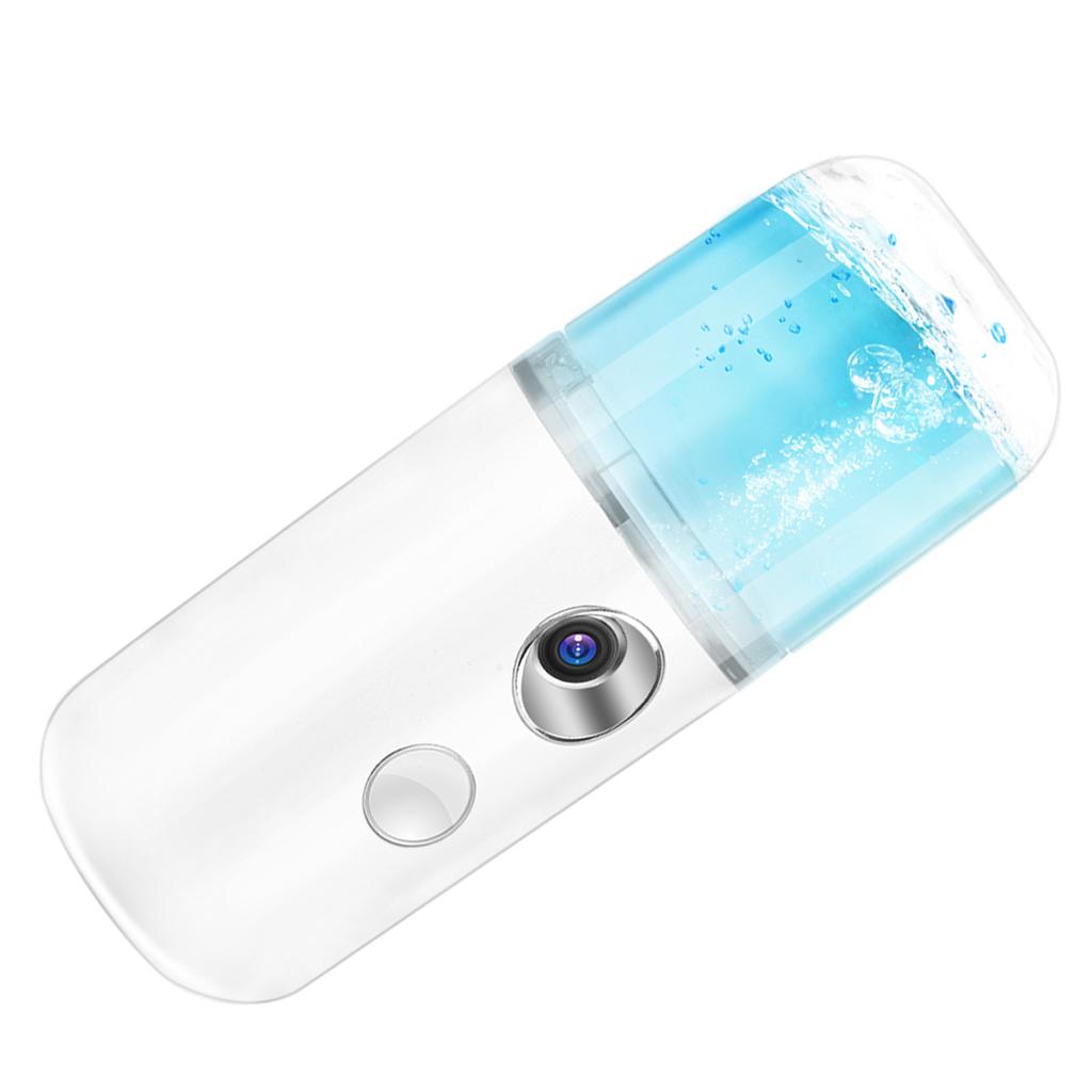 Water Spray, 30Ml Ultrasonic Spray Facial Spray for   Moisture Soothing Skin Care with USB Charging, for Body Hair for Face