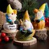 Flexible Resin Mold Dwarf Shape Ornament Molds Easy Releasing Silicone Texture for Epoxy Crafts Creative Wall Decoration