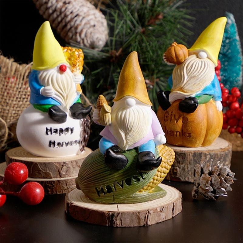 Flexible Resin Mold Dwarf Shape Ornament Molds Easy Releasing Silicone Texture for Epoxy Crafts Creative Wall Decoration