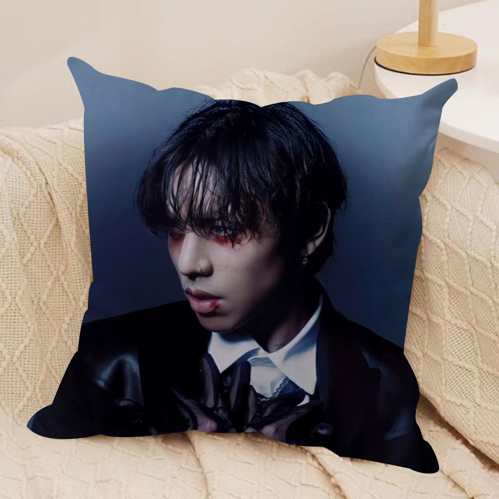 DDPR Ian Saint Cushion Cover Silky Short Plush DoubleSided Printed Pillow Case for Sofa All Seasons Home Decor Gift