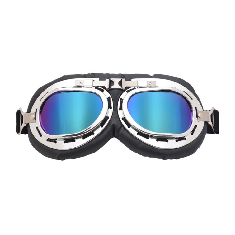 Aviator Pilot Retro Vintage Motorcycle Glasses Cafe Racer Flying Eyewear Goggles