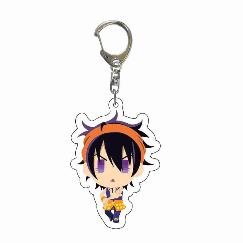 JOJO's Bizarre Adventure Acrylic Double-Sided Transparent Keychain Set of 5 Pendants