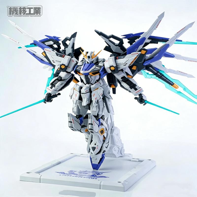 1/100 Charon Assembly Mecha Model Kit Robot Action Figure With Glowing Water Decals Collectible Desktop Ornament Toy Gifts
