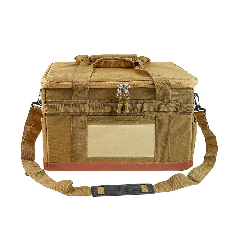 

Zipper Closure Camping Bag Hard Shell Camping Storage Bag Cooking Utensils Storage