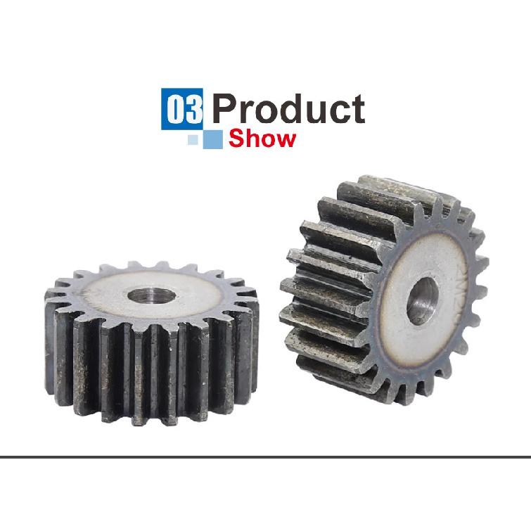 Ingranaggio Cilindrico 2M16T/17T/18T/19T Acciaio a Basso Tenore di Carbonio Spessore Denti 20 mm Ingranaggio Metallico Passo Denti 6.28 mm Diametro Foro 10mm Parte Hardware