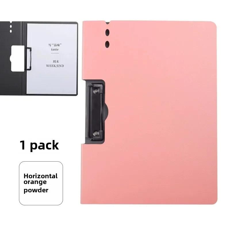 

A4 File Folders - Slim Compact Design for Office Professionals, Durable Document Organizer, Essential Business/School Supplies розовый