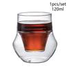 Neue kreative doppelschichtige Glastasse Espresso-Kaffeetasse Verbrühungshemmende Milchparty Brandy Wein Teetasse Becher 120/250/335 ml
