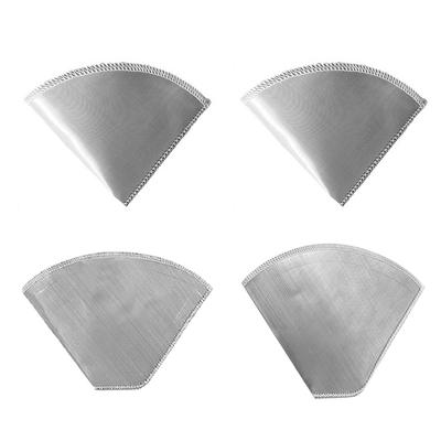 Stainless Steel Paperless Coffee Filter Reusable Pour Over Coffee Filter Easy Clean Eco-Friendly for Household Products