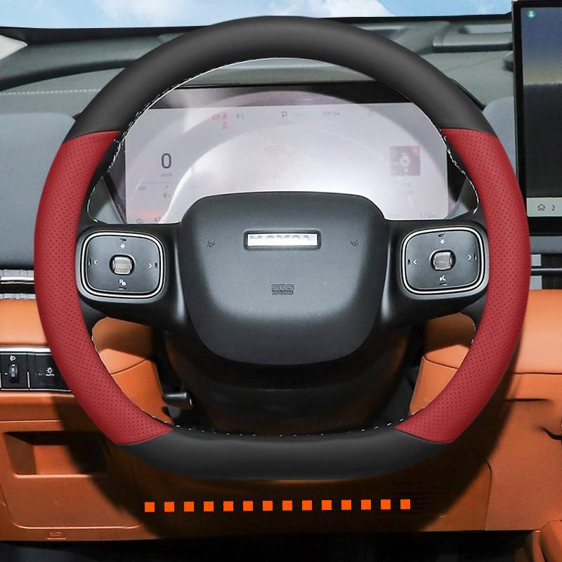 For Haval Menglong Raptor 2026-2026 Car Steering Wheel Cover Leather Ultra-thin Anti Slip Car Handle Covers Interior Accessories