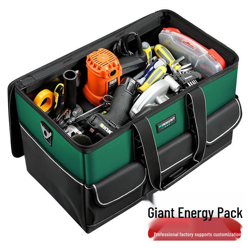 Canvas Handheld Tool Bag - Portable & Durable Electrician's Multi-functional Storage