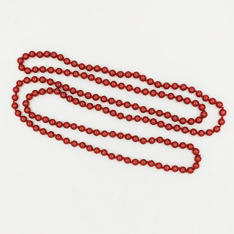 Многослойная длинная цепочка-свитер Shi Jia: Универсальное ожерелье в стиле ципао для элегантного многослойного образа