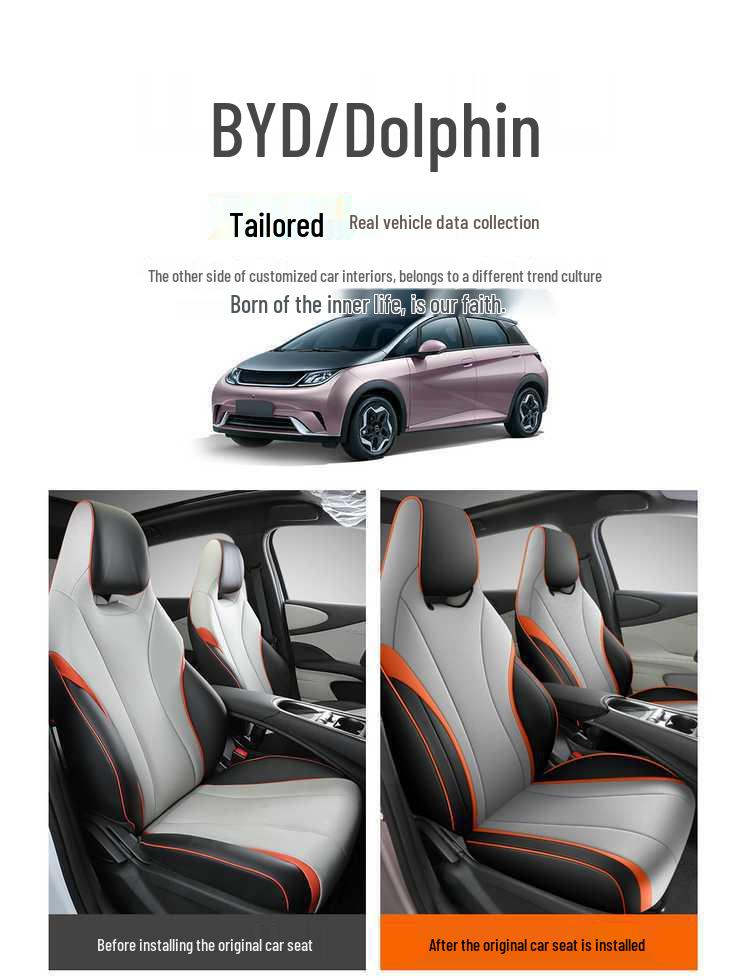 2025 BYD Dolphin Knight Vitality Edition Seat Cover - All-Season, Full Coverage.
