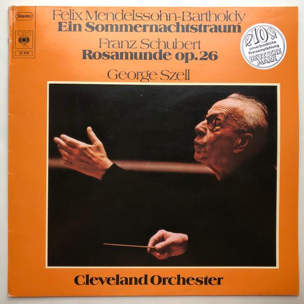

LP Record FELIX MENDELSSOHN-BARTHOLDY , FRANZ - Ein Sommernachtstraum / Rosamunde O 61076 CBS 1977 Germany Classical Used