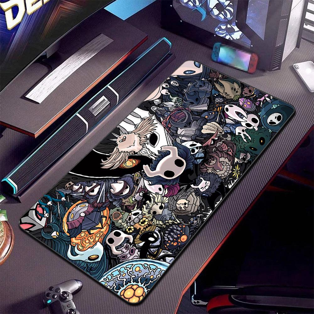 Tappetino per Mouse XXL Stampa HD Cool Hollow Knight Silksong Tappetini per Tavolo Azienda Tappetino Grande per Scrivania Tappetini per Mouse da Gioco Pc Grandi